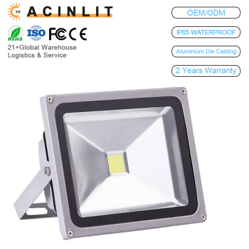 IP65 Waterproof Outdoor Aluminum LED Flood Lights for Roads (10W-100W, 90-260V)
