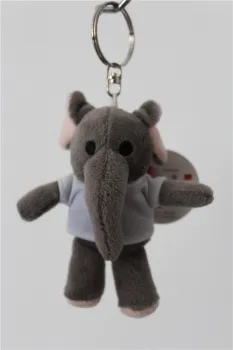 OEM plush elephant key chain