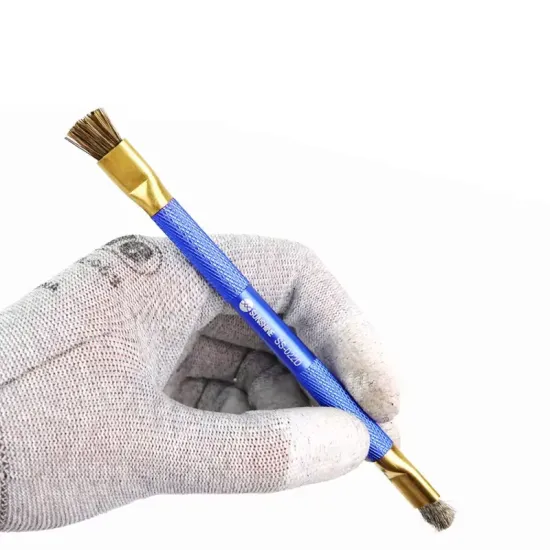SUNSHINE SS-022D Dual-Head Cleaning Brush for Phone Repair