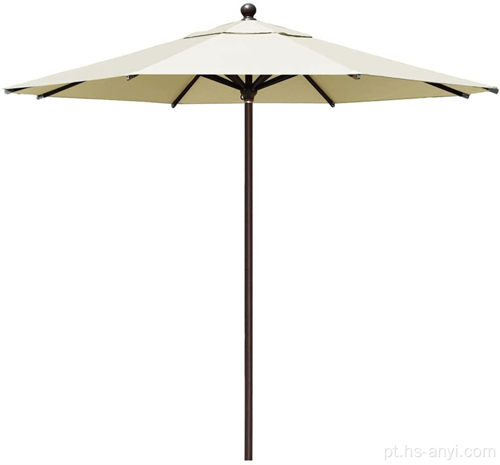 Parasol de jardim com luzes