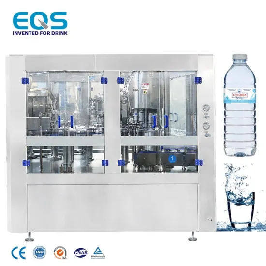 Small Fully Automatic 8-8-4 500ML Mineral Water Pet Bottling Filling Machine