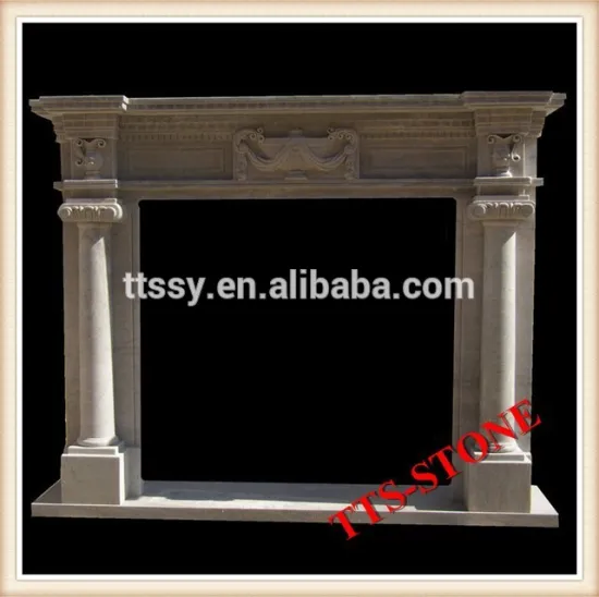 Column Marble Fireplace Mantel Surrounds