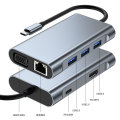 Sept dans un PD87W Multi USB Adapter Hub