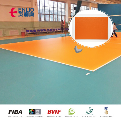 volleyball court flooring material for indoor use