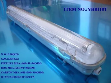 1x18w waterproof light fixtures IP65