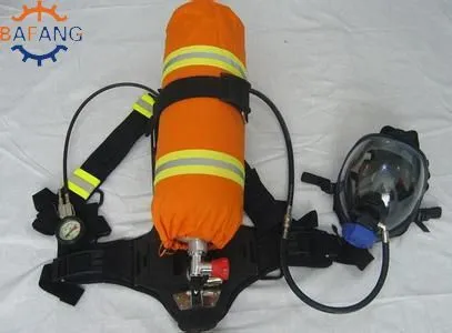Self-contained open-circuit compyessed air breathing