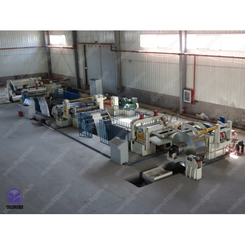 Slitting production line processing to steel strips