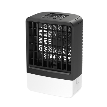 2022 New USB Rechargeable Mini Air Cooler Fan with 4000mAh Battery, Water Tank, and LED Lights