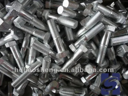 hex bolts, din931 carbon steel Bolt