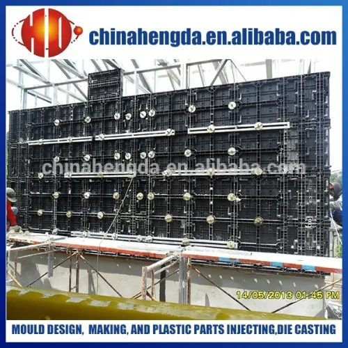 Plastic Retaining Wall Formwork, Wall Panel, Plastic Wall Formwork