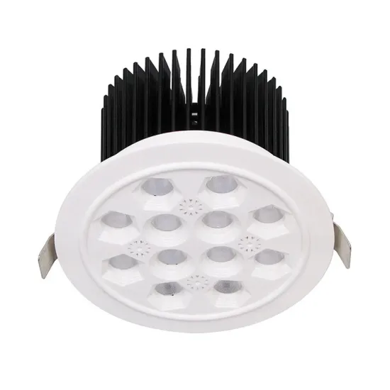 Black and White Jewelry Lighting Fixture with Twelve Lamp Beads