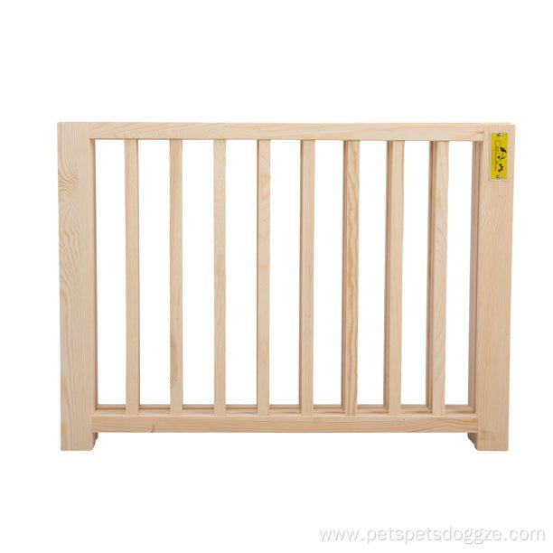 Pet Dog Fence Folding Solid Wood Playpen Gate