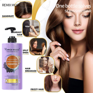 OEM Factory 1000ML Honey Frizzy Curly Keratin Smoothing Shampoo