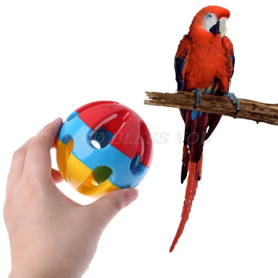 Parrot Chew Pet Bird Bites Swing Cage Hanging Cockatiel Parakeet Chain Ball Toys Swing Cage Hanging Cockatiel Pet Products