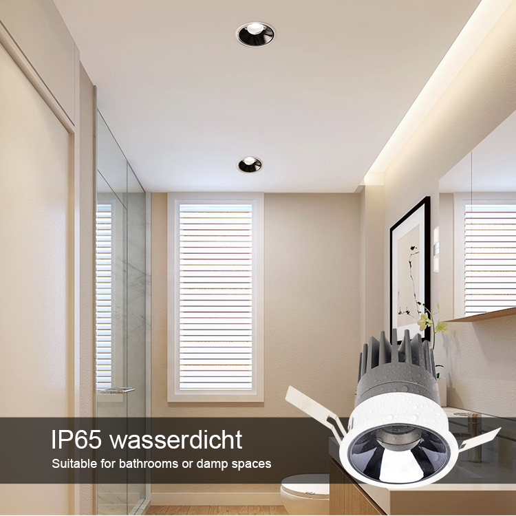 8w waterproof led downlight