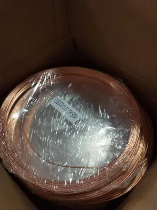 Copper capillary coil tube for refrigeration