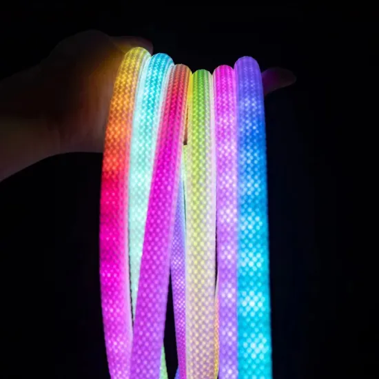 IP67 RGBIC RGBW Flexible LED Neon Strips for 360 Degree Round White Architectural Decoration
