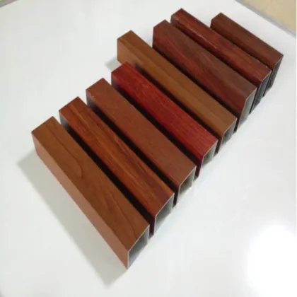 Wood grain square tube