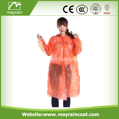 Quality Guaranteed PE Raincoat