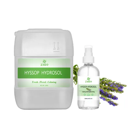 Organic Hyssop Flower Water | Hyssopus officinalis Distillate Water