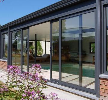 Hot Modern Aluminum Glass Sliding Door