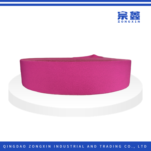 Tecido liso de alta elasticidade na cor rosa choque