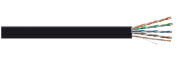 U/UTP steel wire support unshielded CAT5e Twisted Pair Installation Cable ROHS conform 4 pairs twisted bare copper cat 5e cable