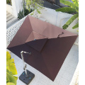 Терраса Коммерческий светодиодный солнечный энергиозный зонтик