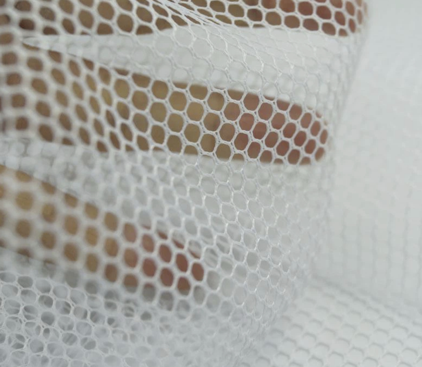 hexagonal mesh fabric polyester