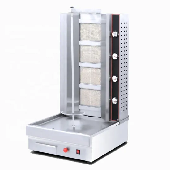 2 Burners Gas Heated Chicken Griller Machine for Sale