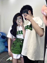 Chenille embroidered T-shirt