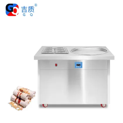 Fried Ice Cream Roll Machine - Turkey Maquina de Rollo de Helado Frito Factory Price