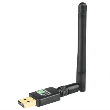 Scheda di rete wireless a doppia banda da 600 m con adattatore Bluetooth 5.0-trasmettitore del ricevitore USB 2 in 1