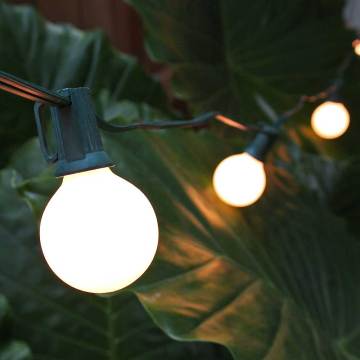 أضواء LED سلسلة اللون الأبيض غلوب G40