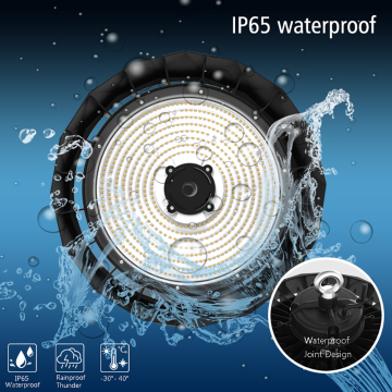 High Lumen UFO High Bay LED Ceiling Light IP65 100-277V 100W/150W for GY Warehouse