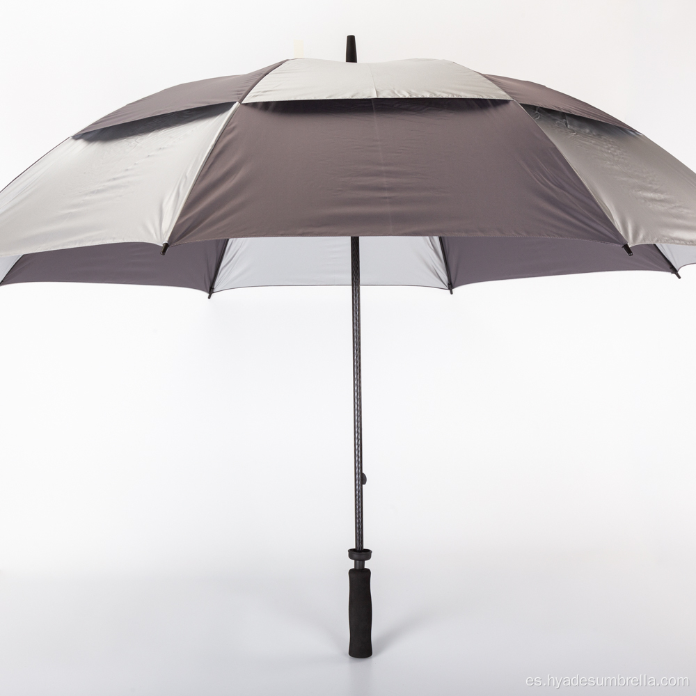 El mejor paraguas grande a prueba de viento de golf con protección UV