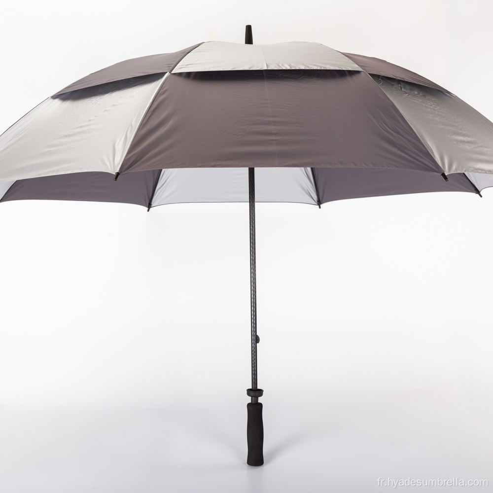 Meilleur grand parapluie coupe-vent de golf avec protection UV