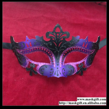 D002 Marvelous High Quality Unique Purple And Black Plastic Mask Wholesale Assorted Colors