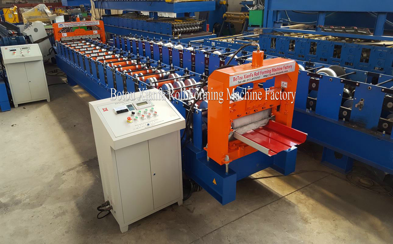 aluminum roof tile making machine