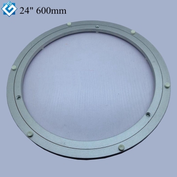 Aluminum Lazy Susan Turntable Bearings for Heavy Duty Dining Table, 600mm/24 Inch Diameter