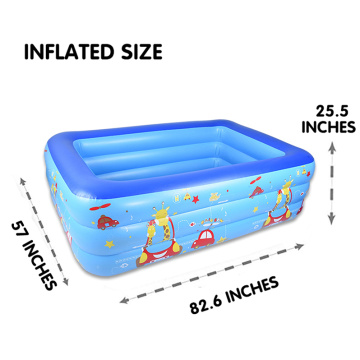 PVC Büyük Şişirilebilir Kiddie Pool Açık Oyun Merkezi