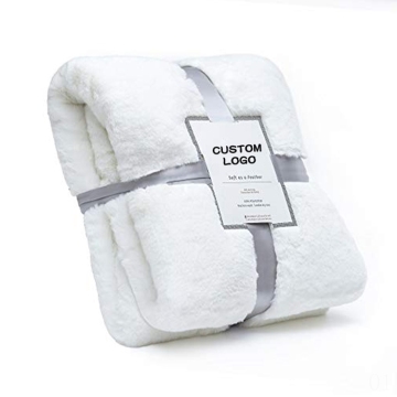 100% Polyester Microfiber Sublimation Throw Blanket - 50x60 inches, 20 Panel Design for White Print Transfer