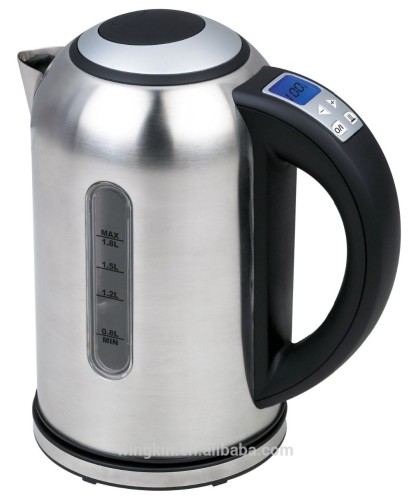 1.8l 304 Stainless Electric Kettle With Water Temperature Control