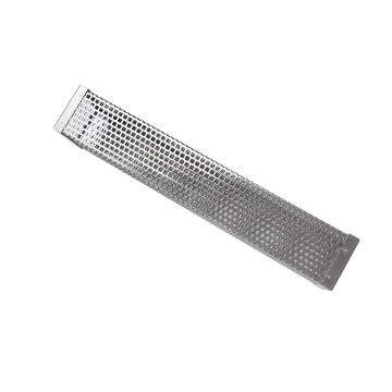 Square Silver Smoke Generator Stainless Pellet Smoker BBQ Grill for Hot and Cold Smoking with Mesh Tube