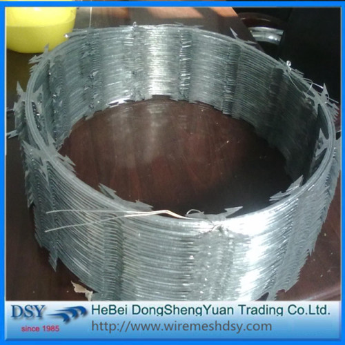Trade Assurance Galvanized Razor Barbed Wire