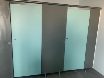 competitive price bathroom cubicle door model with fittings