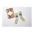 Pure cotton Japanese women's mid length socks