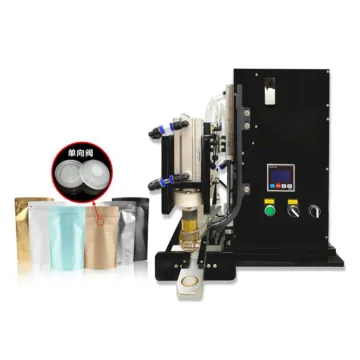 JW2 Automatic Coffee Hot Pressing Valve Packaging Machine Valve Applicator