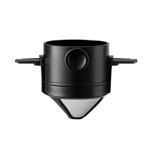 Pour Over Coffee Filter Reusable Paperless Foldable Coffee Filter Portable Stainless Steel Coffee Filter