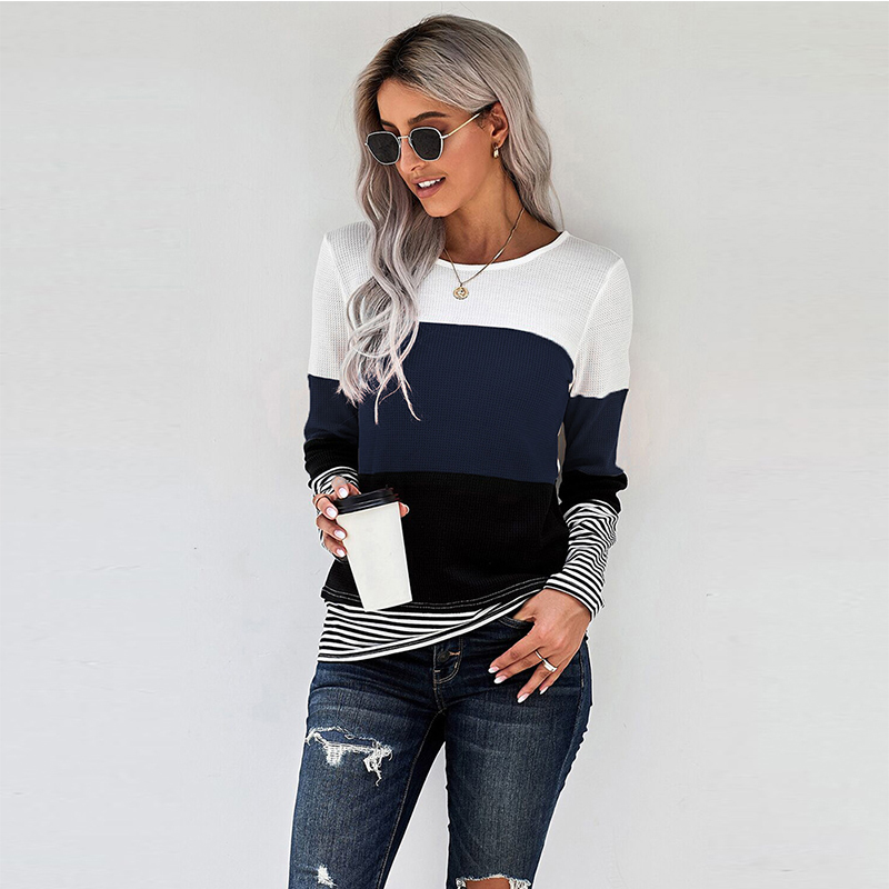 Womens Sweaters Casual Long Sleeve Crewneck